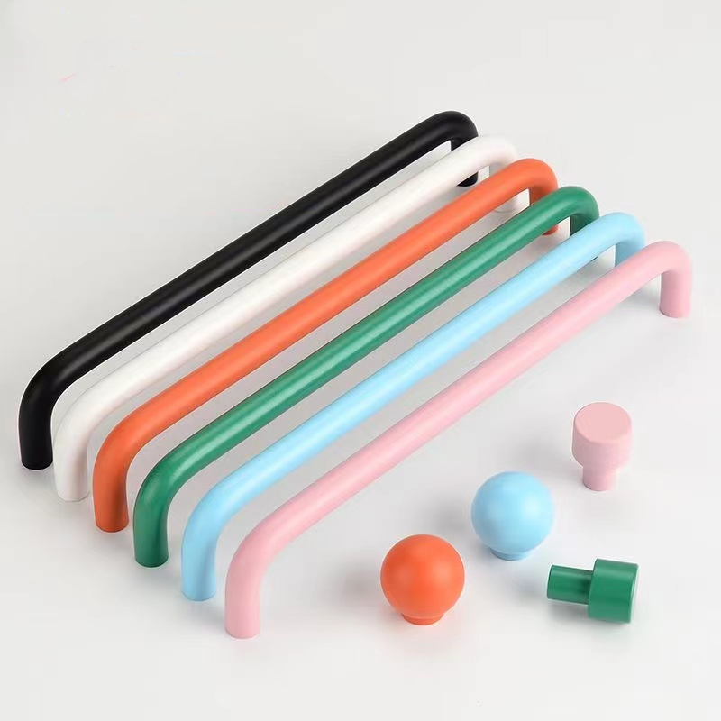 Furniture Hardware China - U Type Colorful Kitchen Cabinet Handles