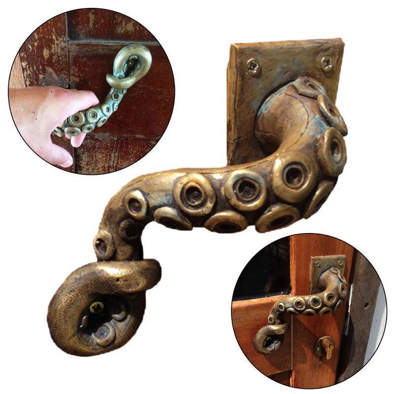 Furniture Hardware China - Vintage Octopus Door Knob Outdoor Hook