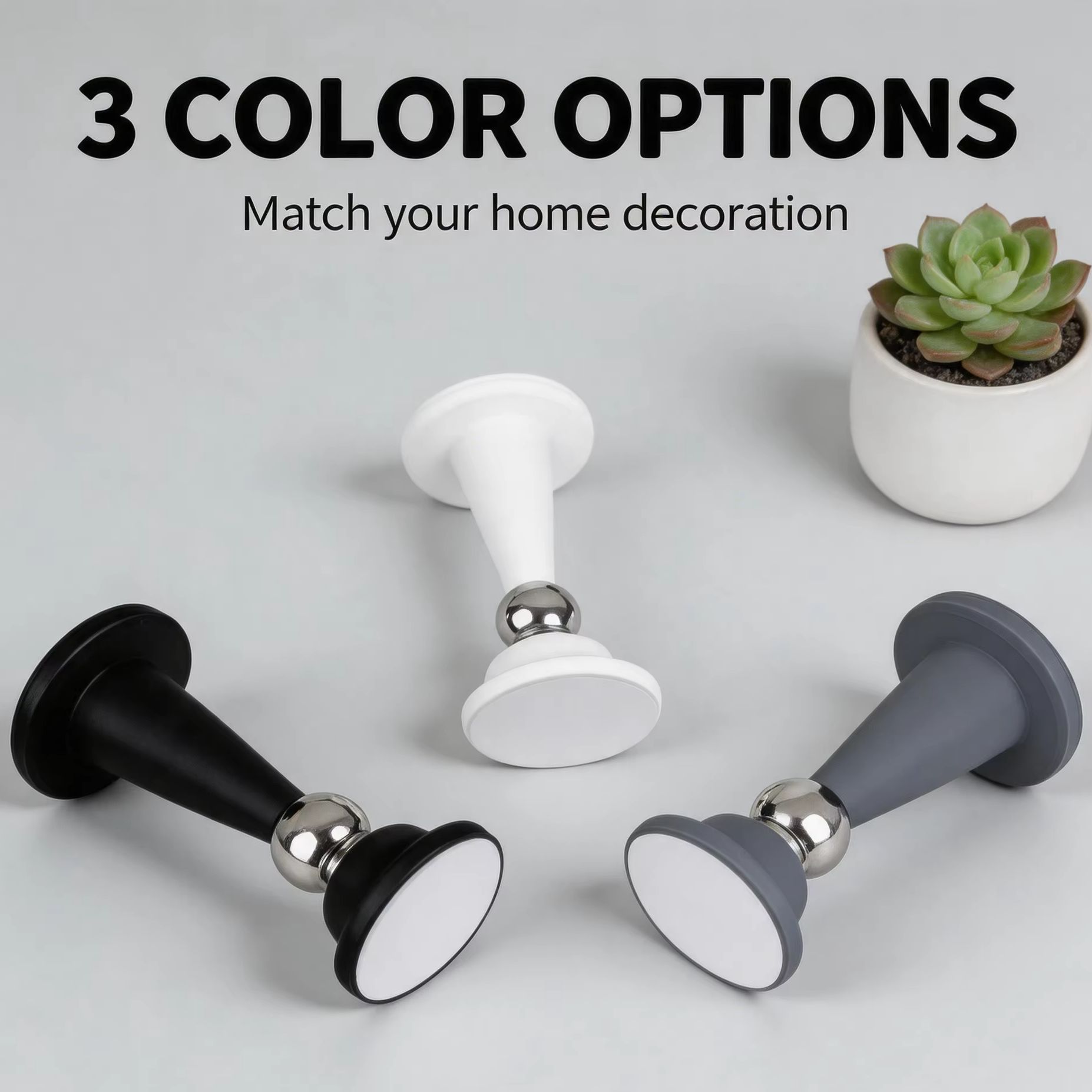 Furniture Hardware Kit - Silicone No-drill Door Stopper/Home Furniture Door