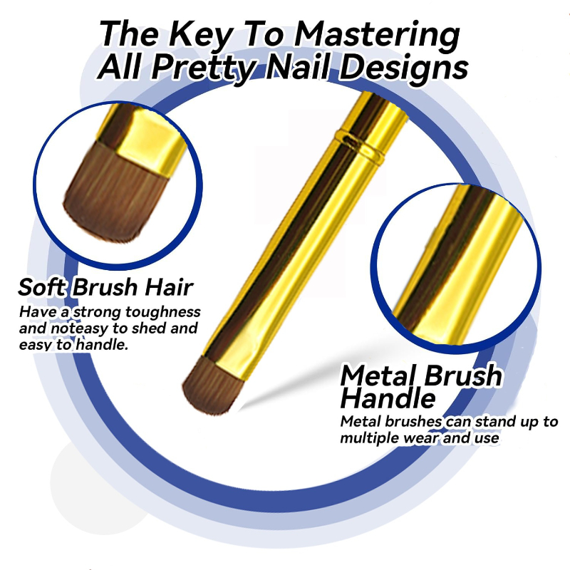 Kolinsky French Nail Art Brush - Furniture Hardware Nails ulasan dan harga