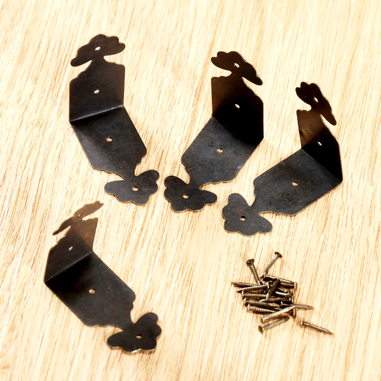 4pcs Decorative Corner Protect - Furniture Hardware Nails ulasan dan harga