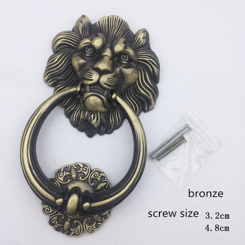 Antique Bronze Lion Head Handl - Furniture Hardware Antique ulasan dan harga