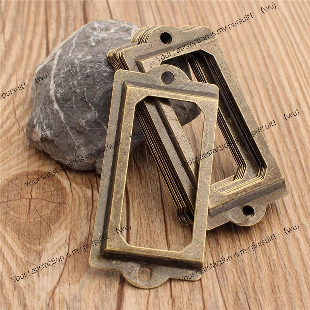 12Pcs antique brass metal labe - Furniture Hardware Business ulasan dan harga