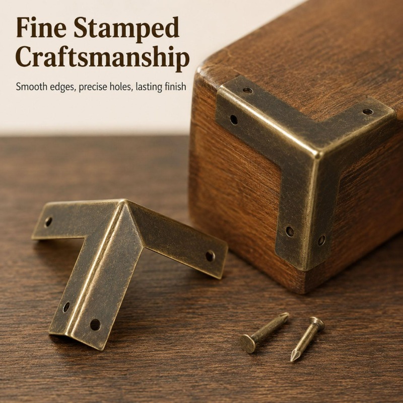 4/16set Antique Bronze Corner  - Furniture Hardware Antique ulasan dan harga