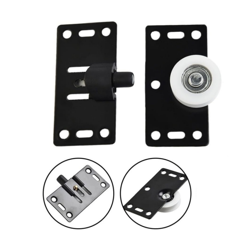 2 Sets Sliding Closet Door Rol - Furniture Hardware Kit ulasan dan harga