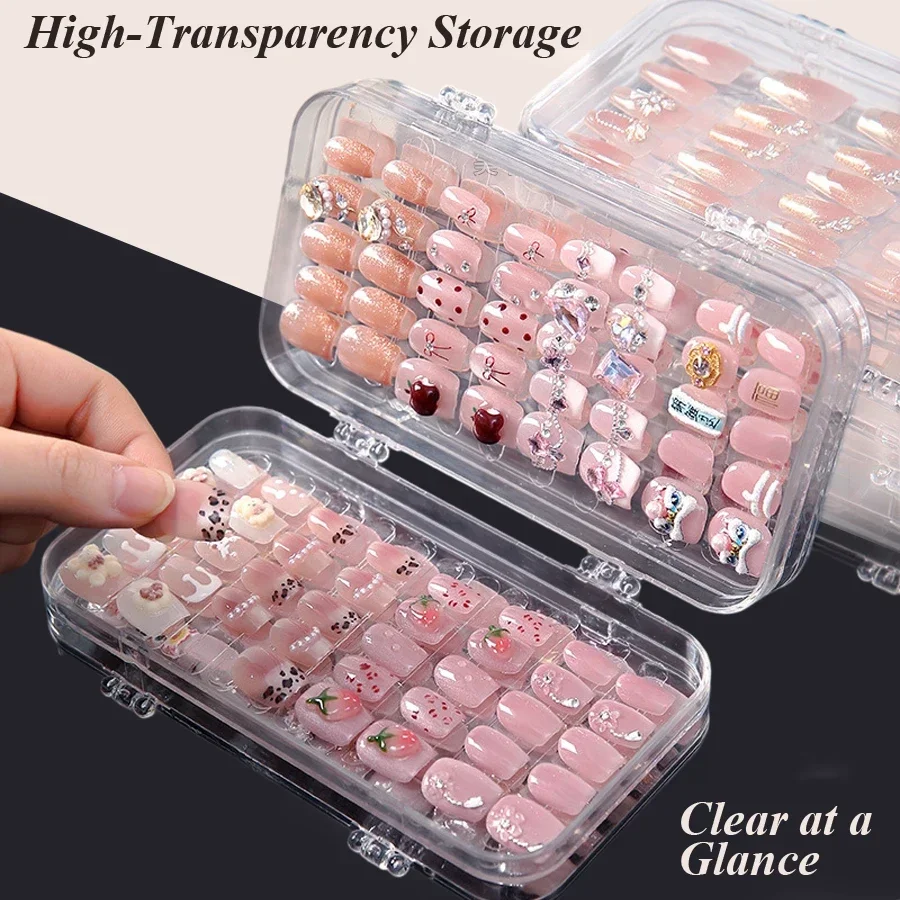 Clear Foldable Press On Nail S - Furniture Hardware Nails ulasan dan harga