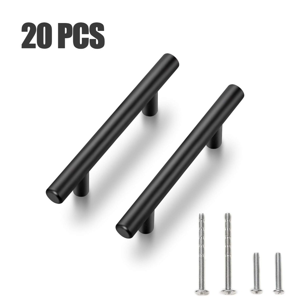 20 PCS Cabinet Pulls Matte Bla - Furniture Hardware China ulasan dan harga