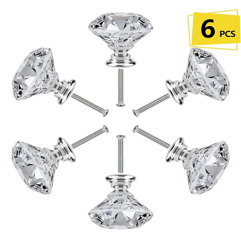 6Pcs Cabinet Knob with Screws  - Furniture Hardware China ulasan dan harga