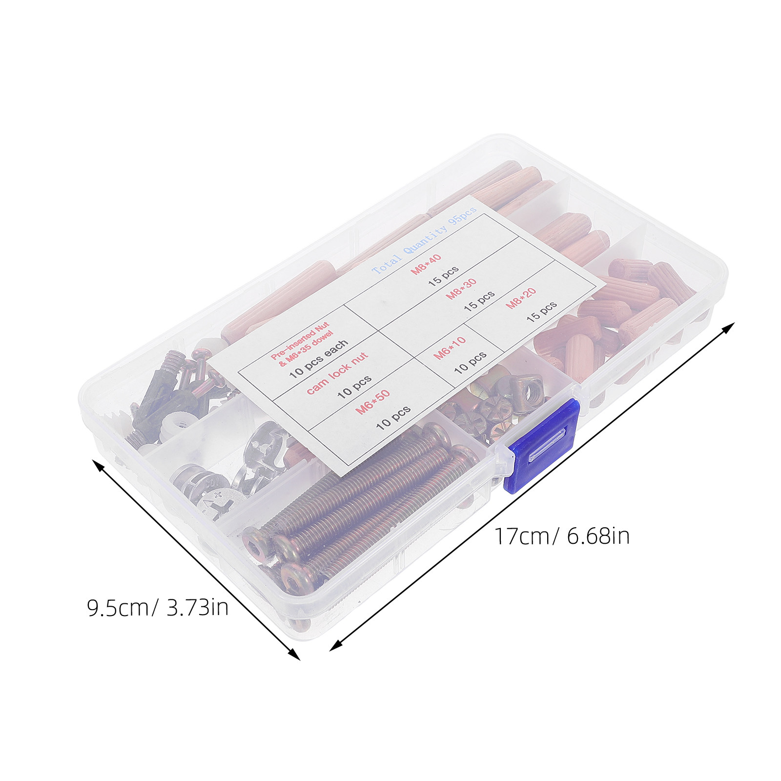 95Pcs Furniture Hardware Set B - Furniture Hardware Kit ulasan dan harga